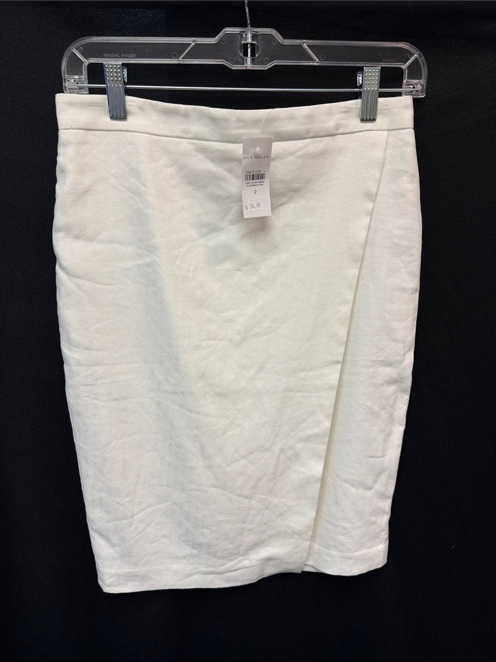 Ann Taylor Pencil Skirt with Subtle Front Panel Opening